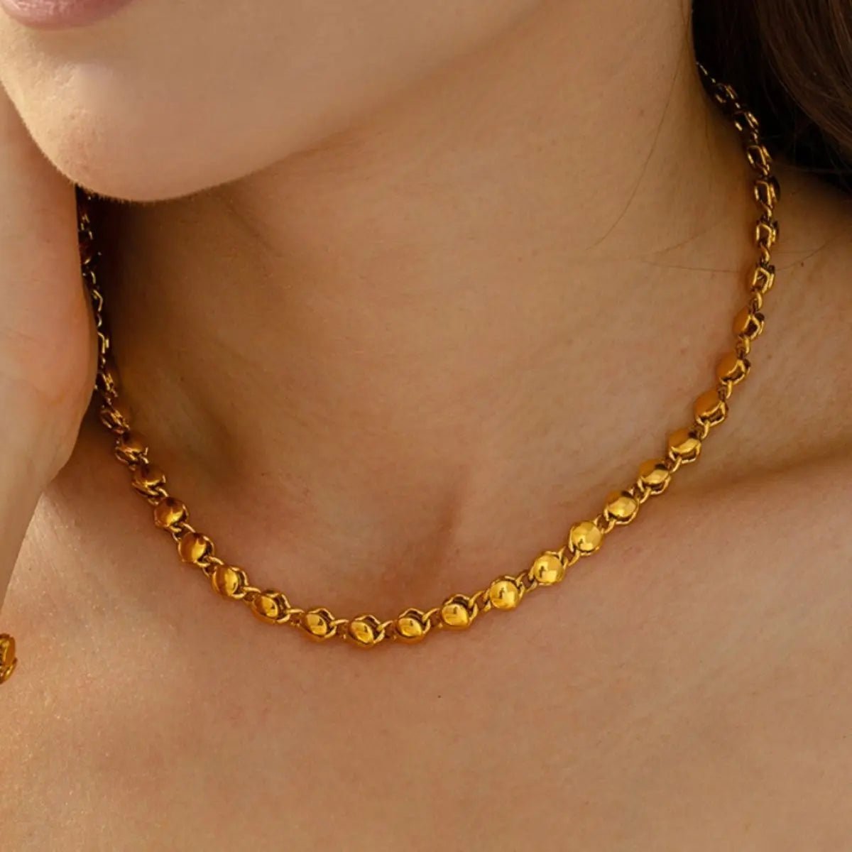 18K Gold-Plated Copper Necklace - Celeste    