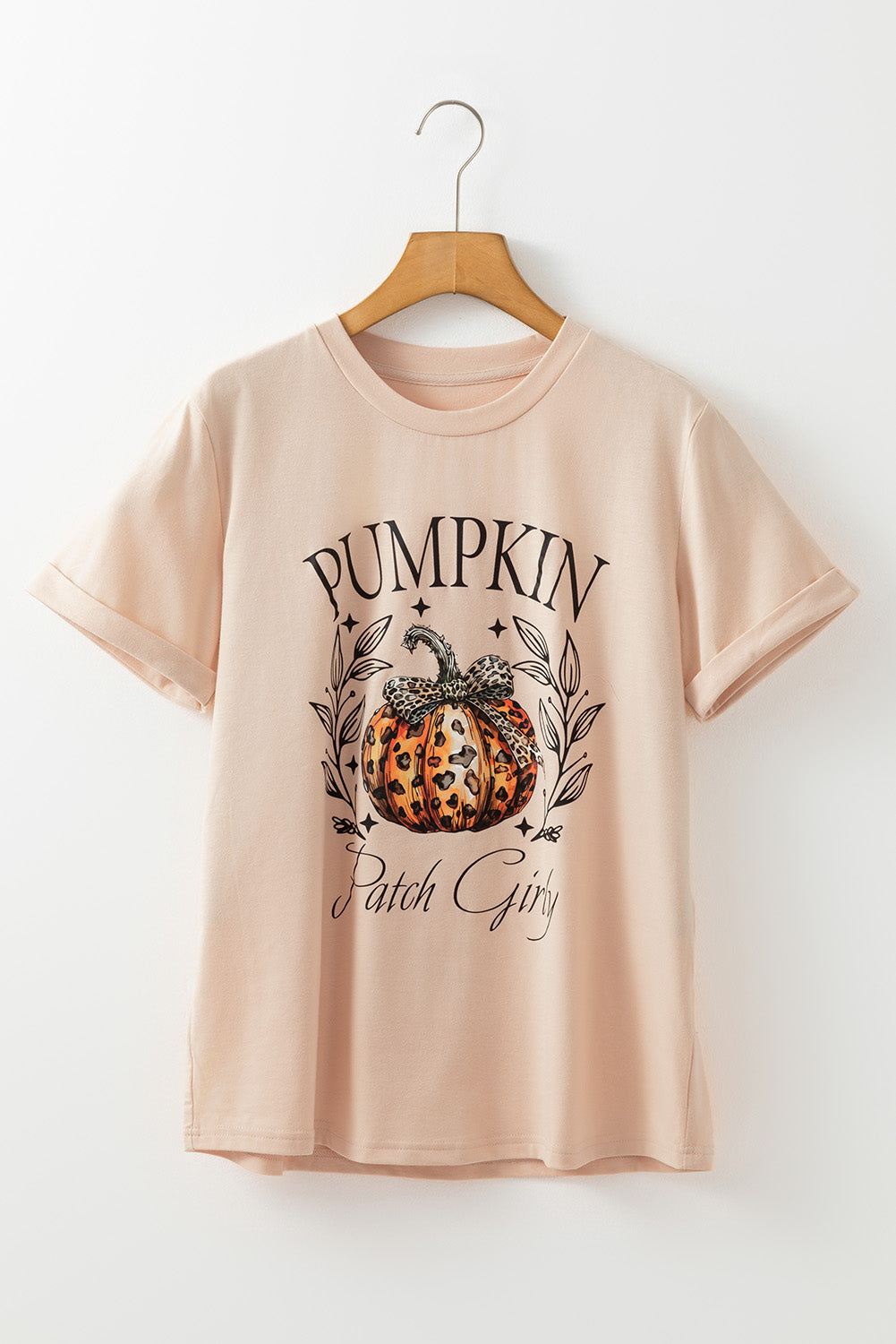 Bowknot Pumpkin Shirt - Celeste  Graphic/Graphic Tees  