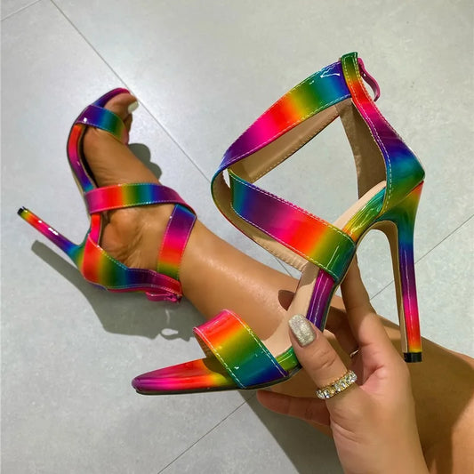 Tacones arcoiris