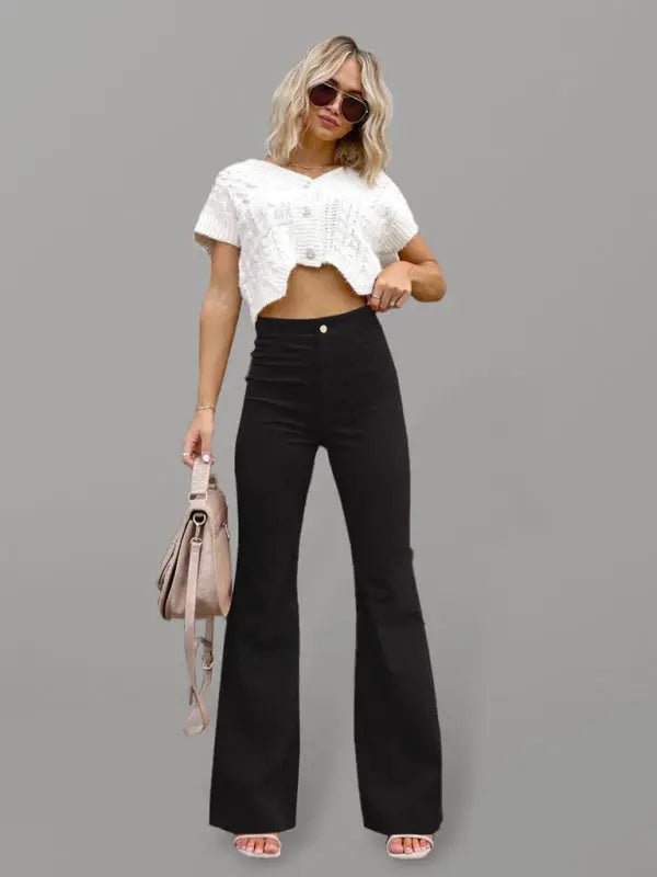 Better Than You - High Waist Casual Pants - Celeste