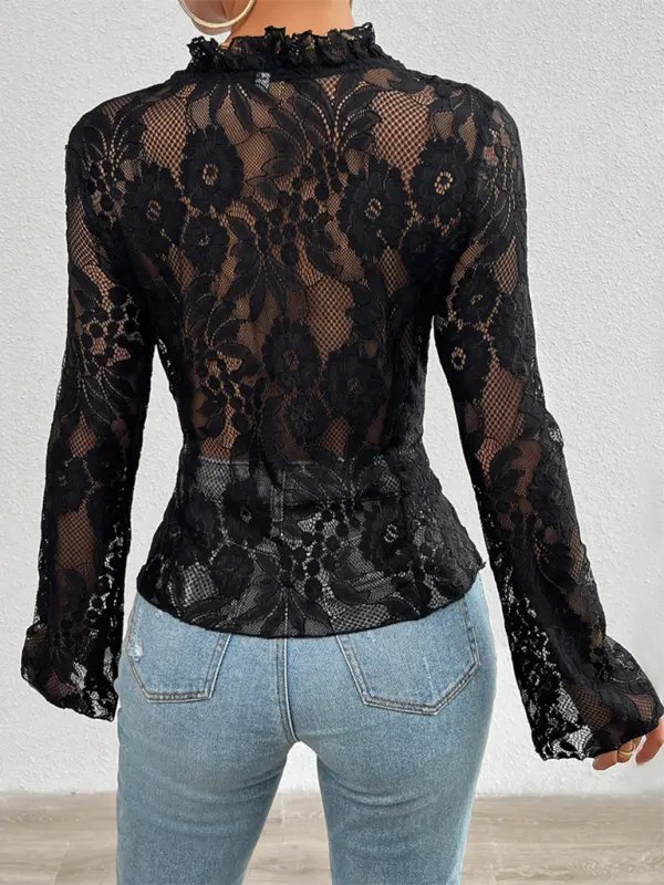 Celeste Lace Floral Blouse - Celeste