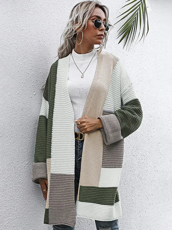 Chunky Knit Cardigan Pattern - Celeste