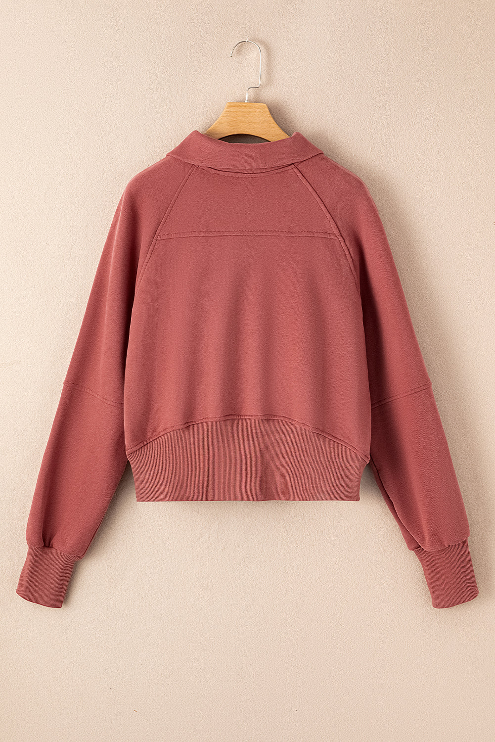 Brown Fleece Lined Sweatshirt