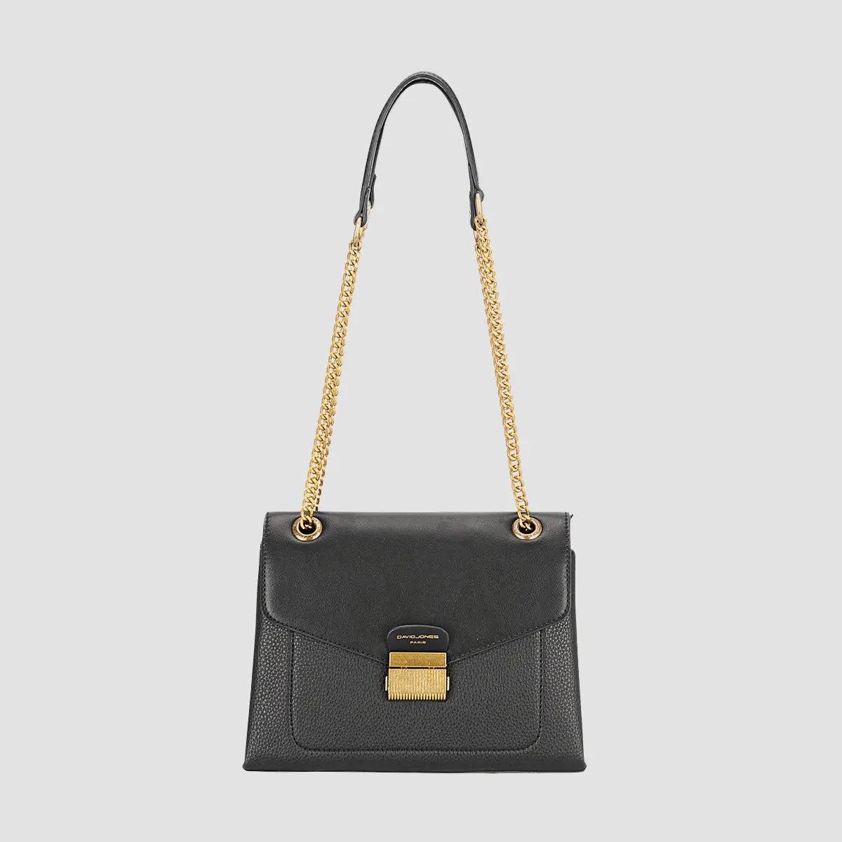 David Jones Chain - Handle Shoulder Bag - Celeste