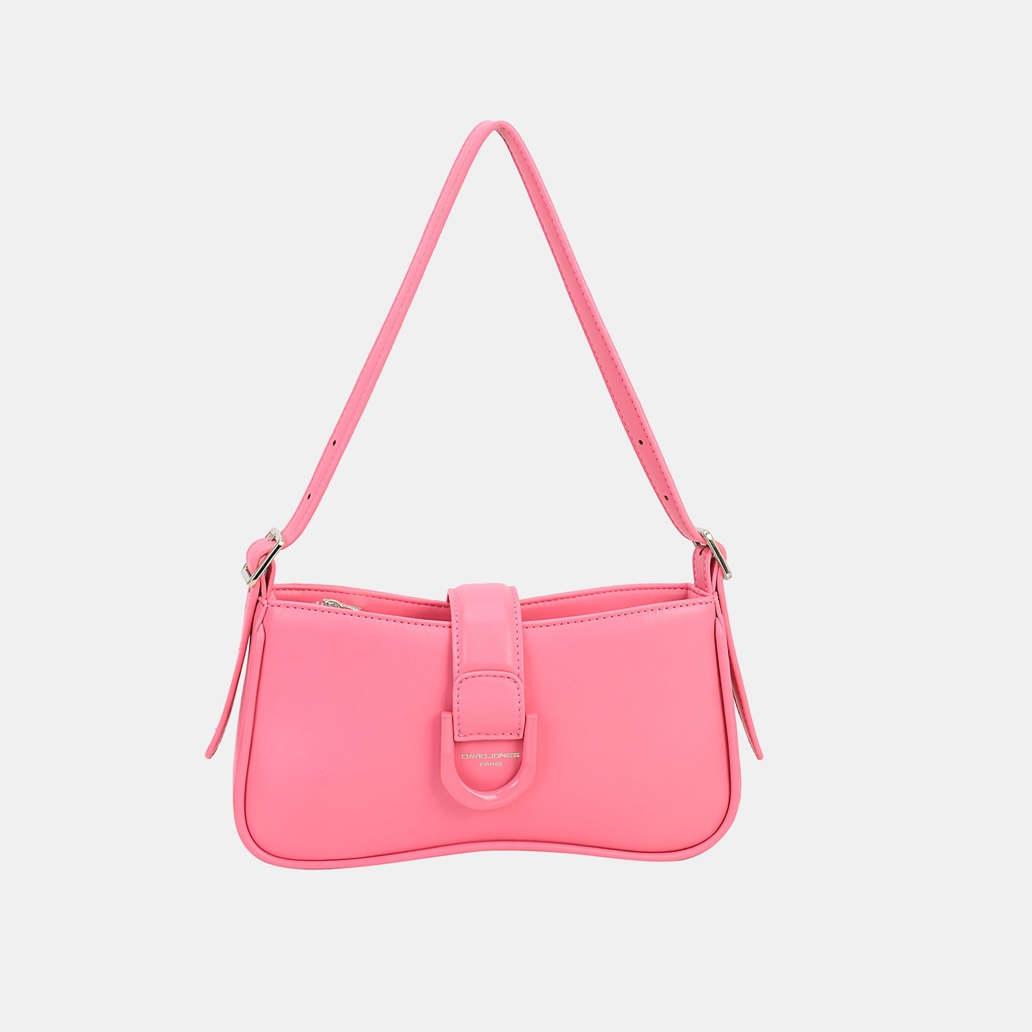 David Jones PU Leather Shoulder Bag - Celeste