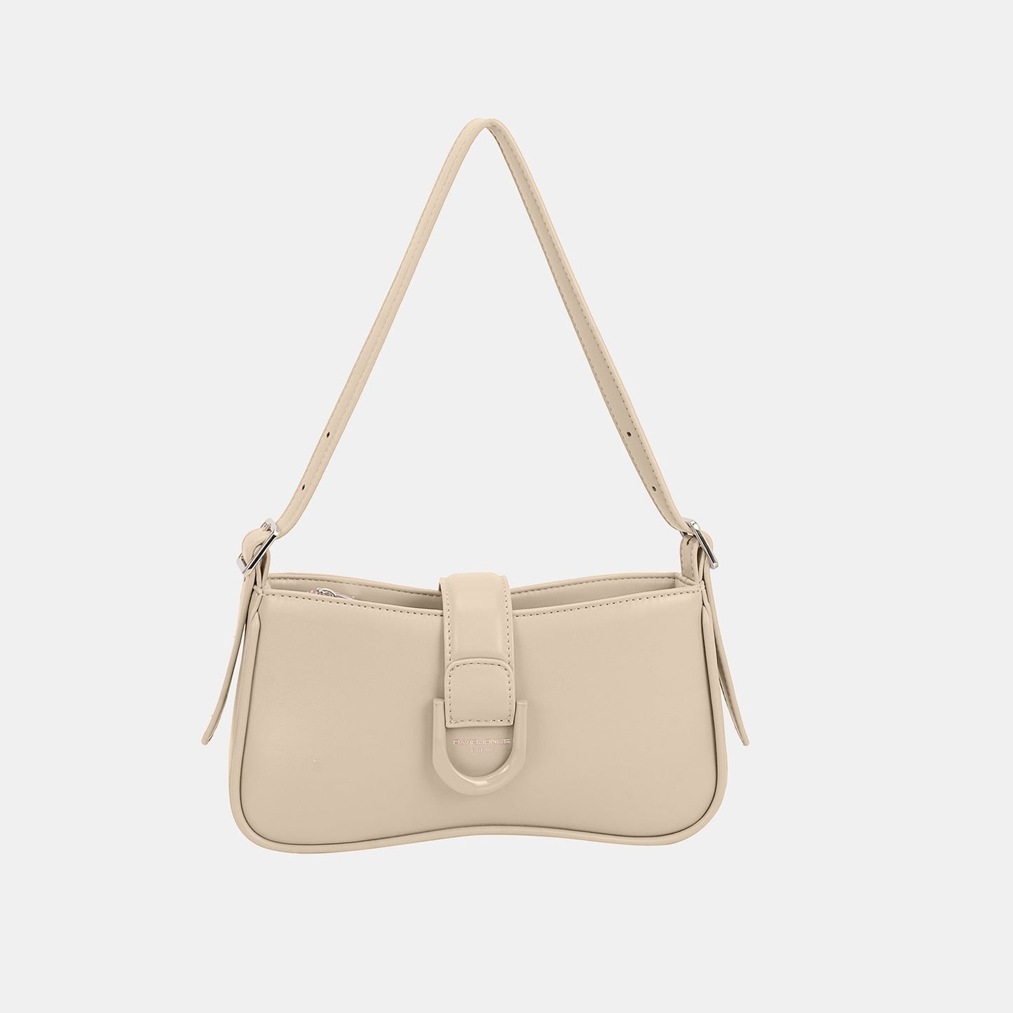 David Jones PU Leather Shoulder Bag - Celeste