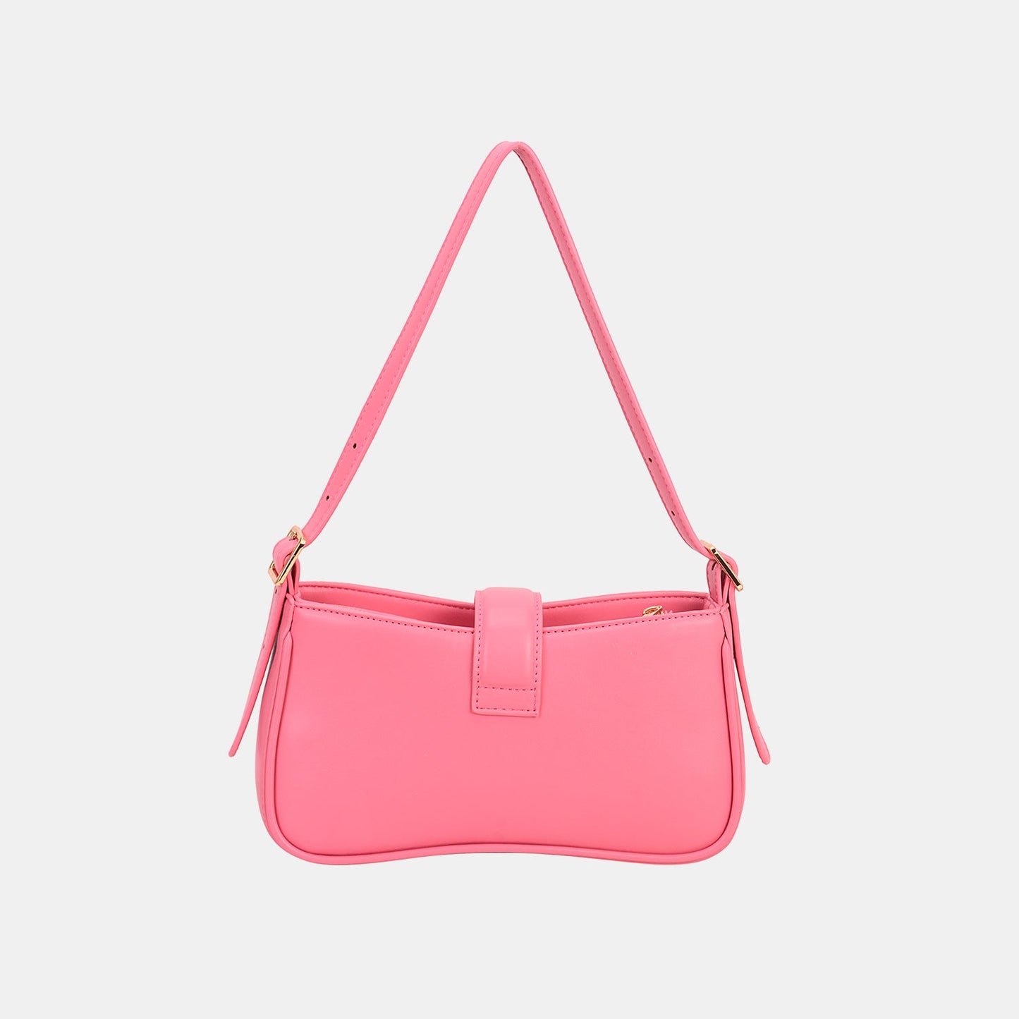 David Jones PU Leather Shoulder Bag - Celeste