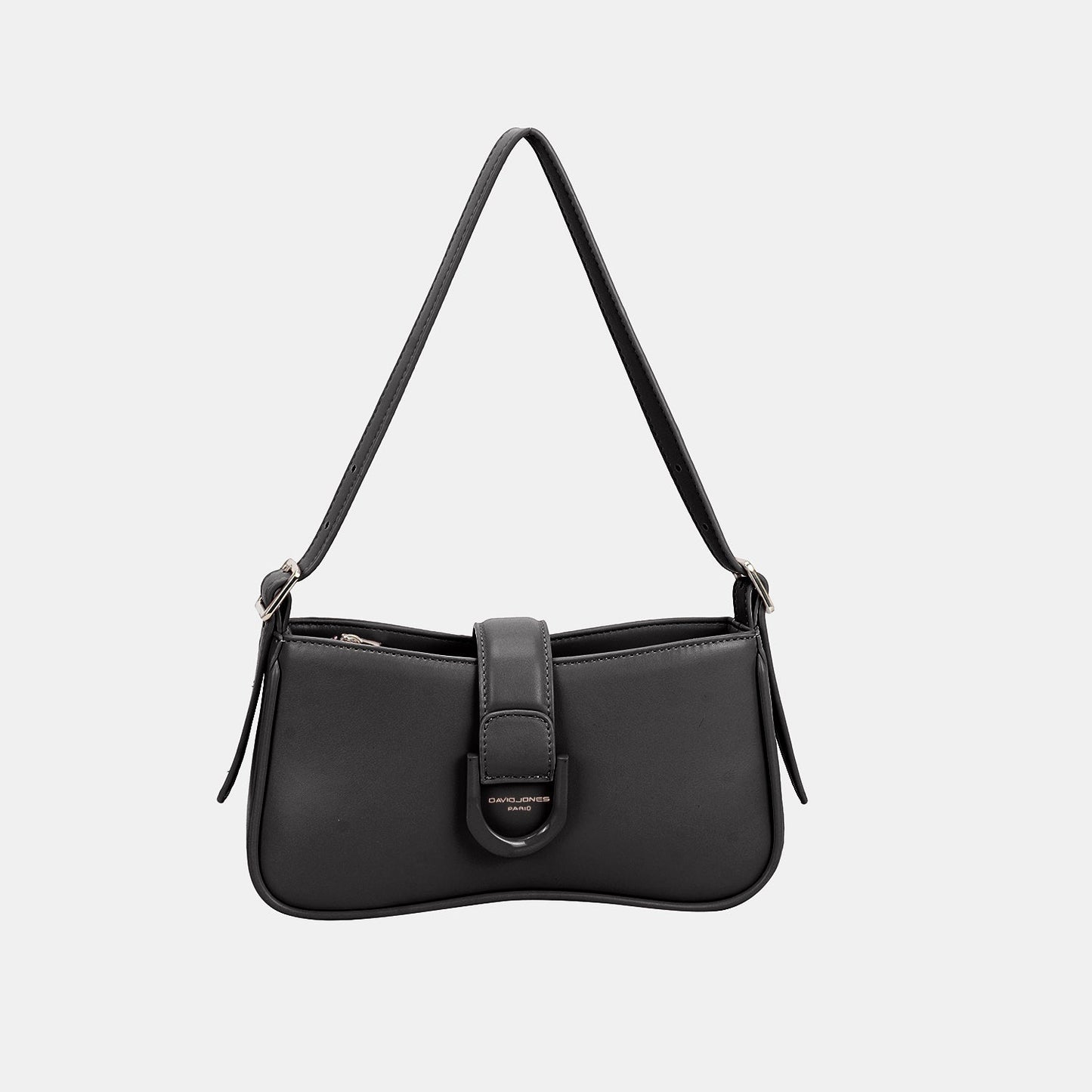 David Jones PU Leather Shoulder Bag - Celeste