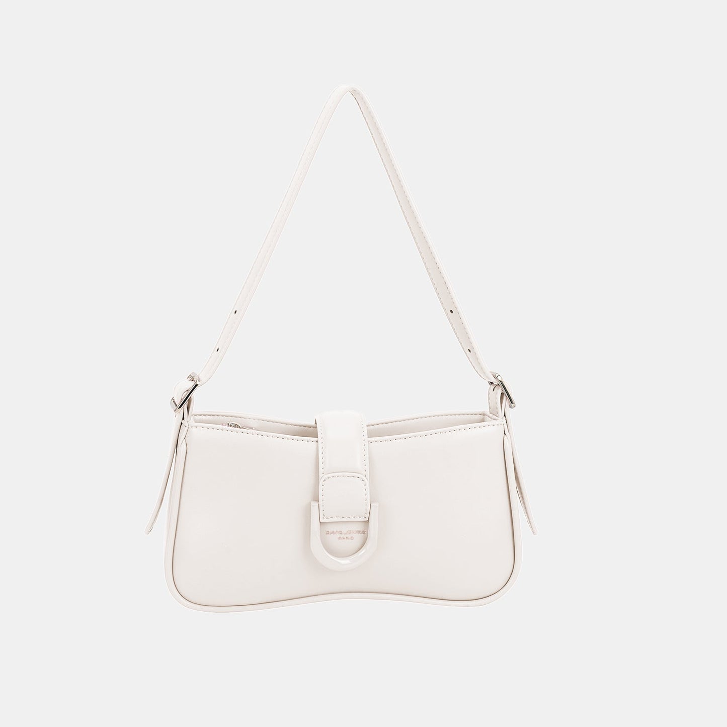 David Jones PU Leather Shoulder Bag - Celeste