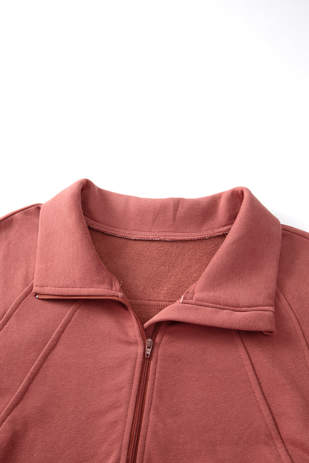 Brown Fleece Lined Sweatshirt