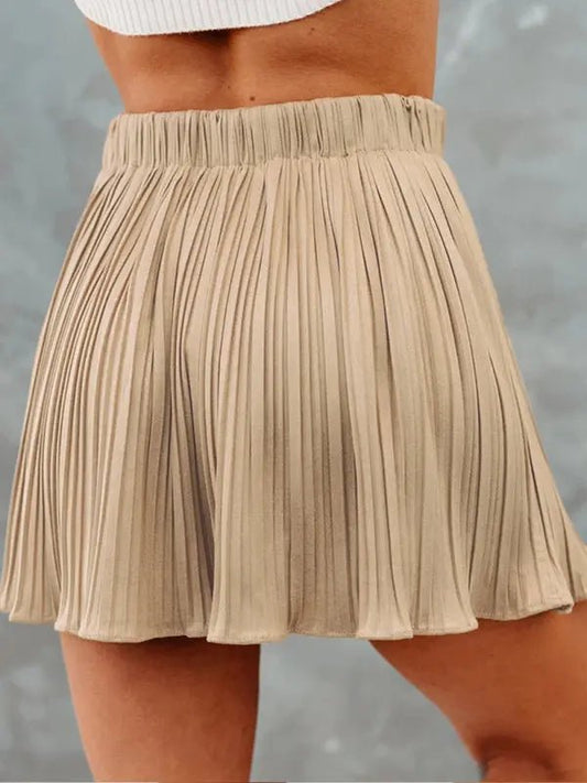 Girl Boss - Wrinkled Skirt - Celeste