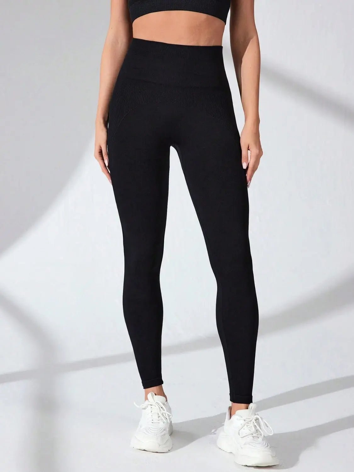 High Waist Active Leggings - Celeste