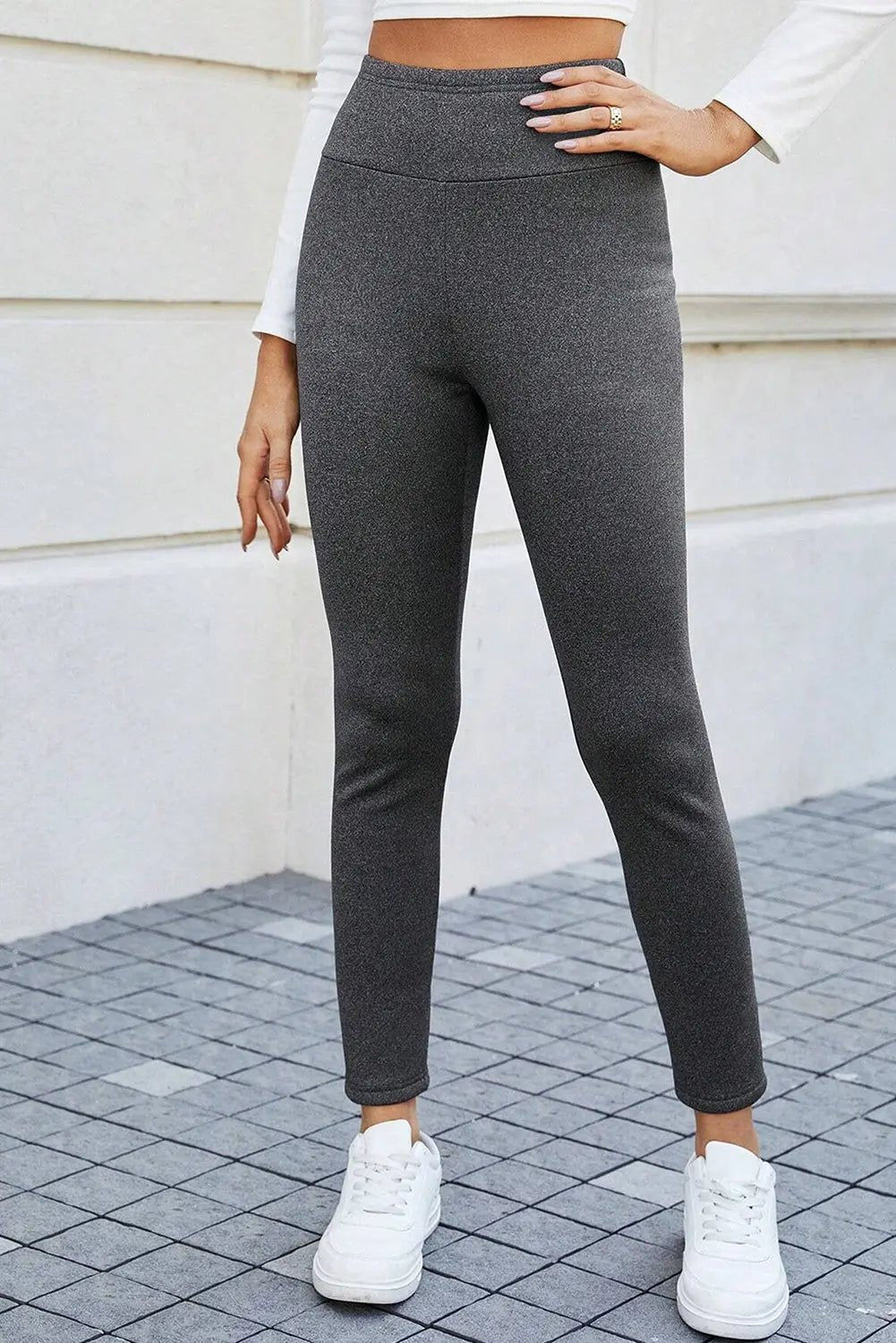 High Waist Leggings - Celeste