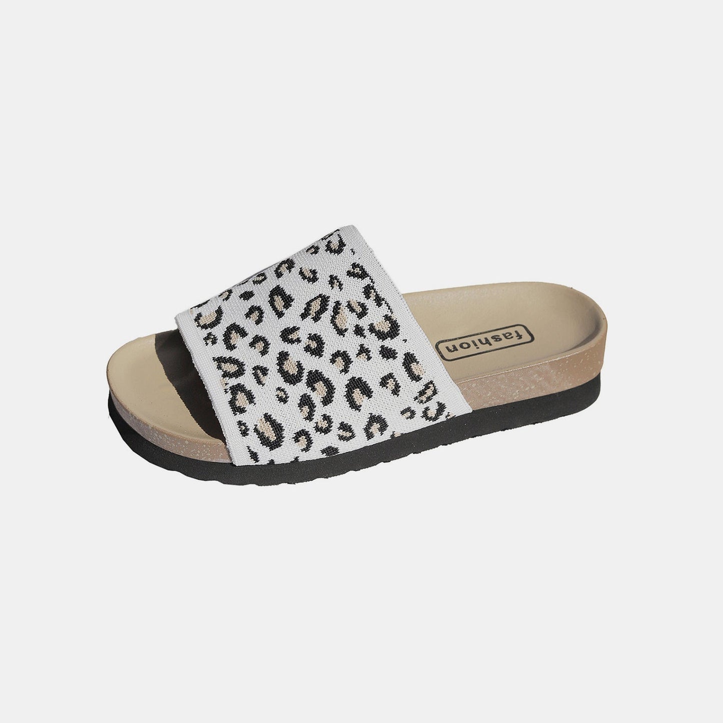 Leopard Open Toe Sandals - Celeste