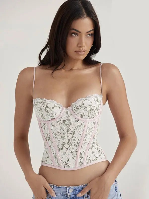 Medusa - Lace Camisole - Celeste    