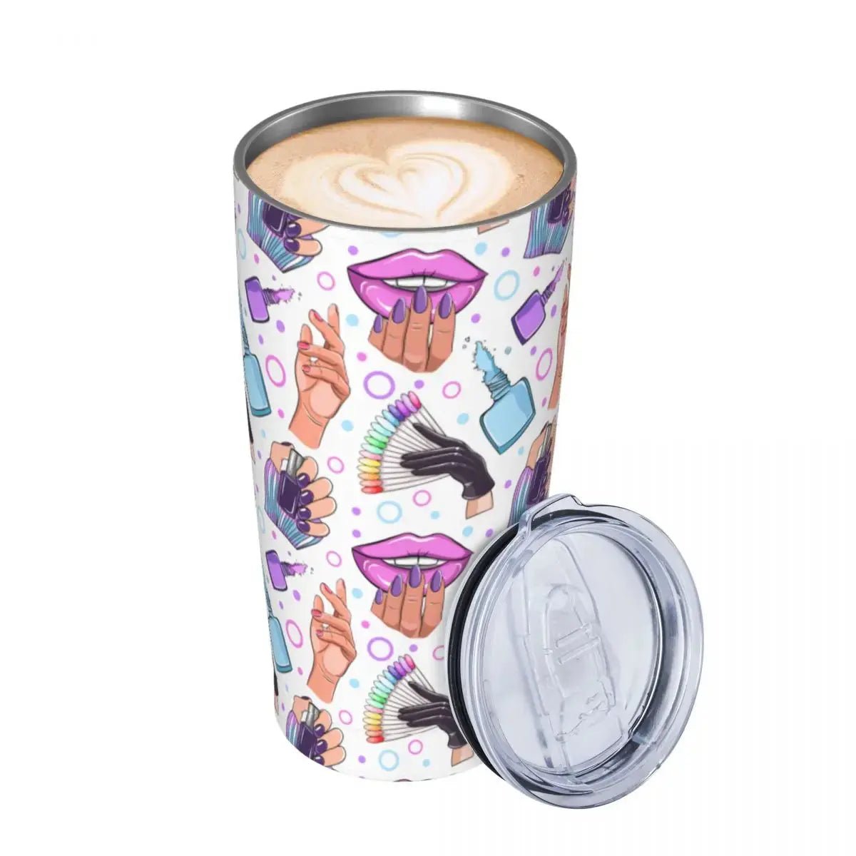 Nails And Manicure Accessories Tumbler With Straw - Celeste