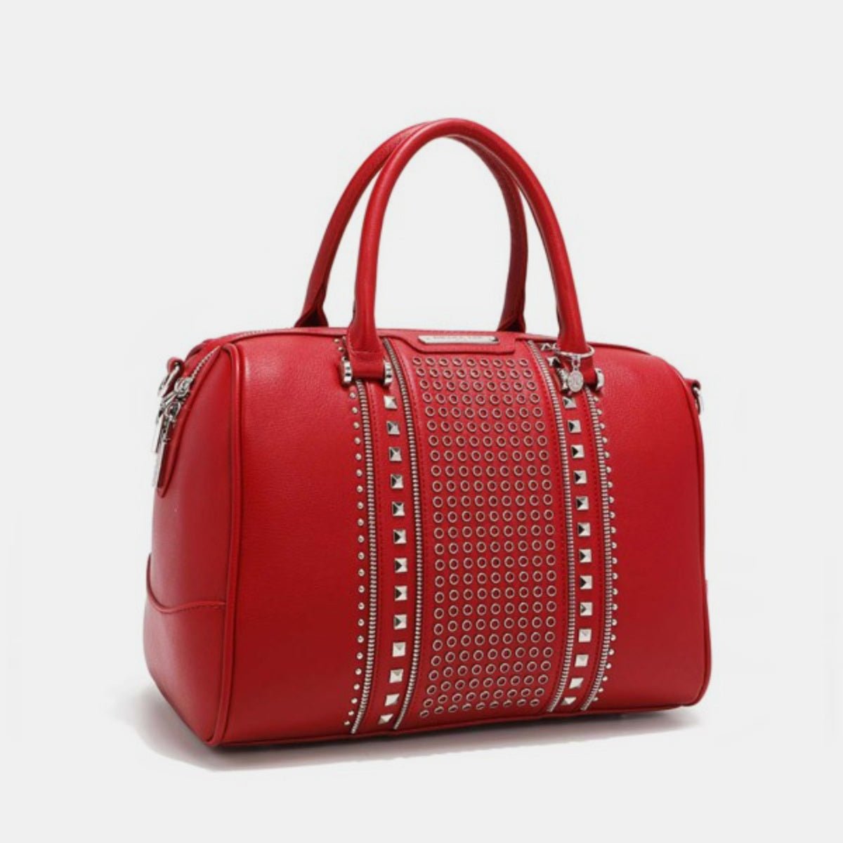 Nicole Lee USA Studded Boston Bag - Celeste