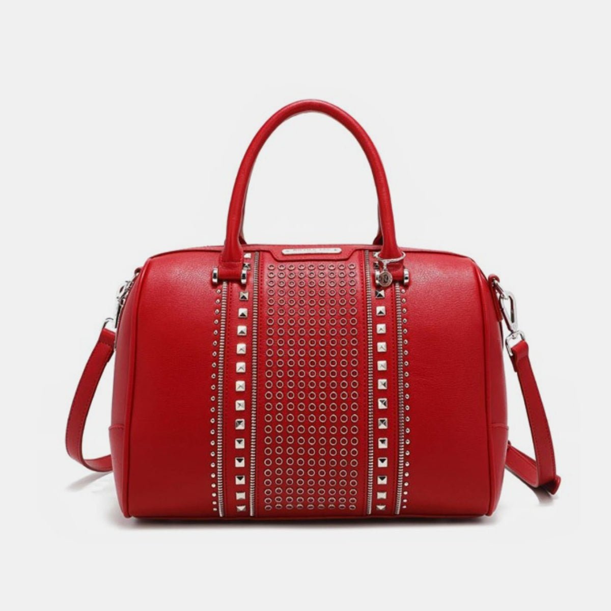 Nicole Lee USA Studded Boston Bag - Celeste