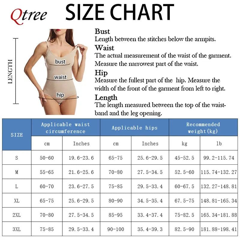 Plus Size Bodysuit Shapewear Women's Tummy Control Sculpting - Celeste