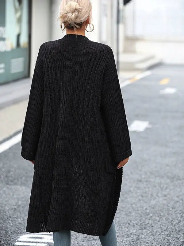 Solid Knitted Sweater - Celeste