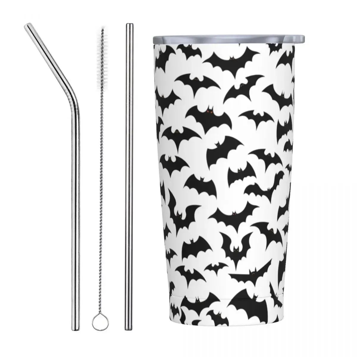 Stainless Steel Tumbler Halloween Bats - 20 oz - Celeste