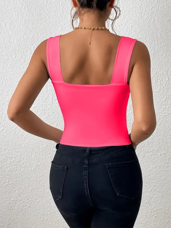 Too Hot - Cropped Tank - Celeste