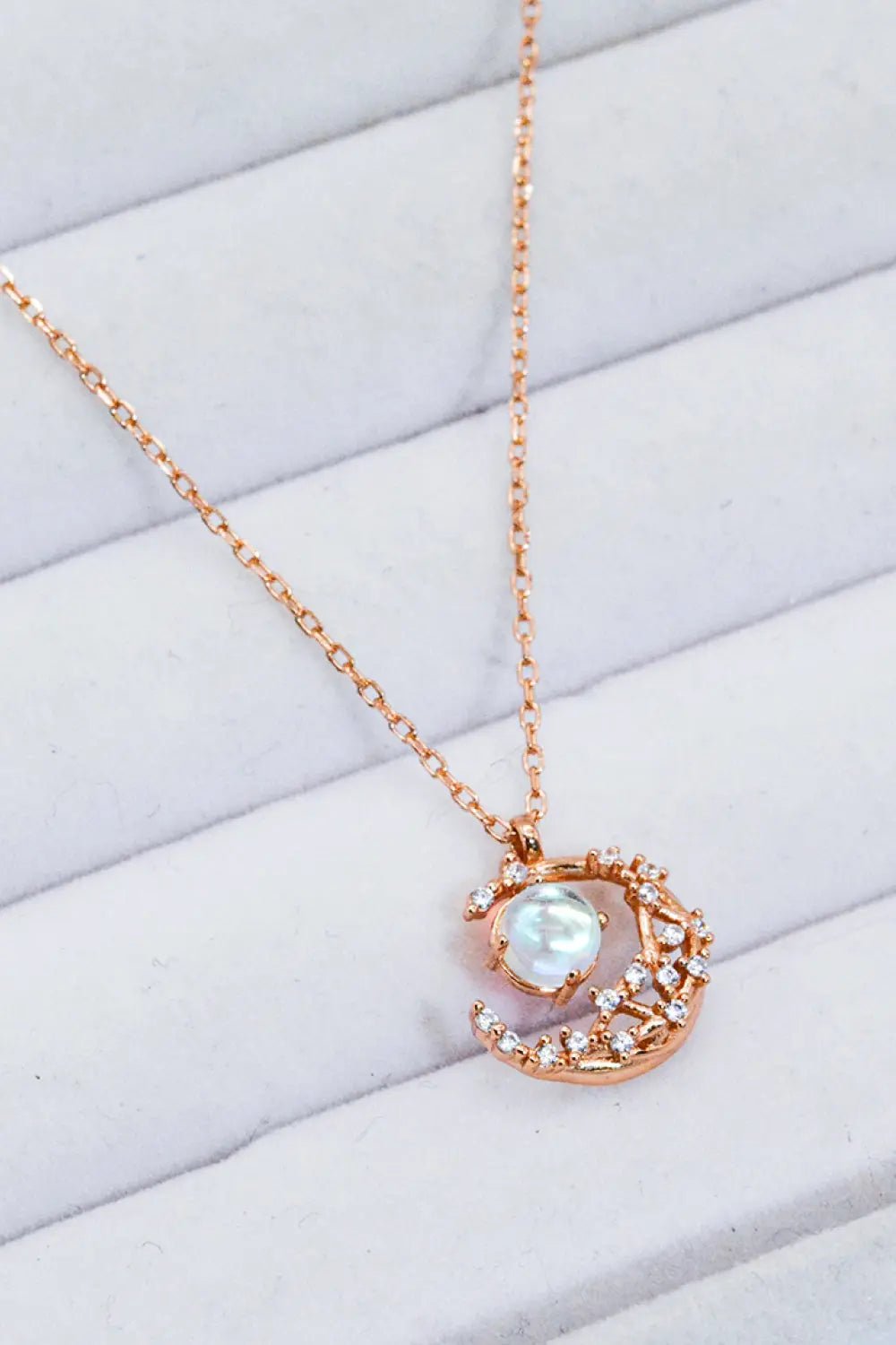 Where It All Began Moonstone Necklace - Celeste